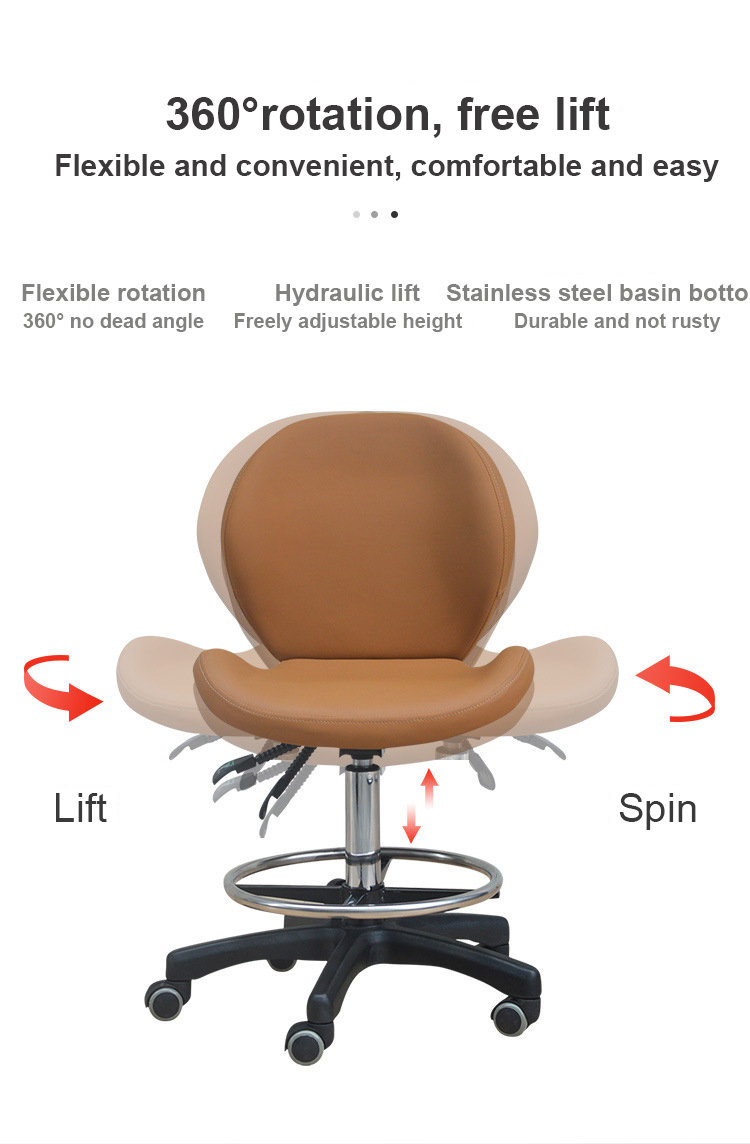 Salon Saddle stool