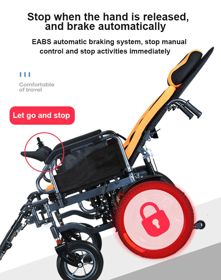 cadeira de rodas elétrica dobrável